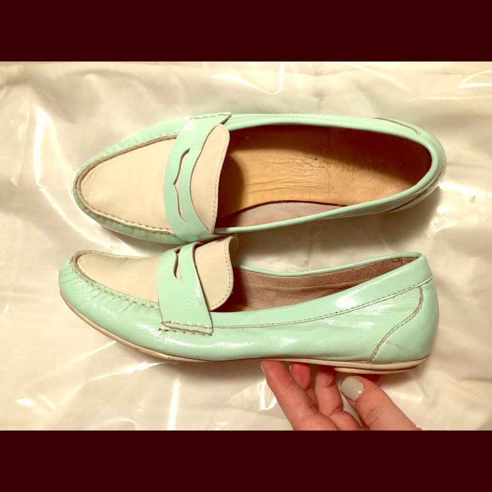Cole Haan Mint Colored Loafers